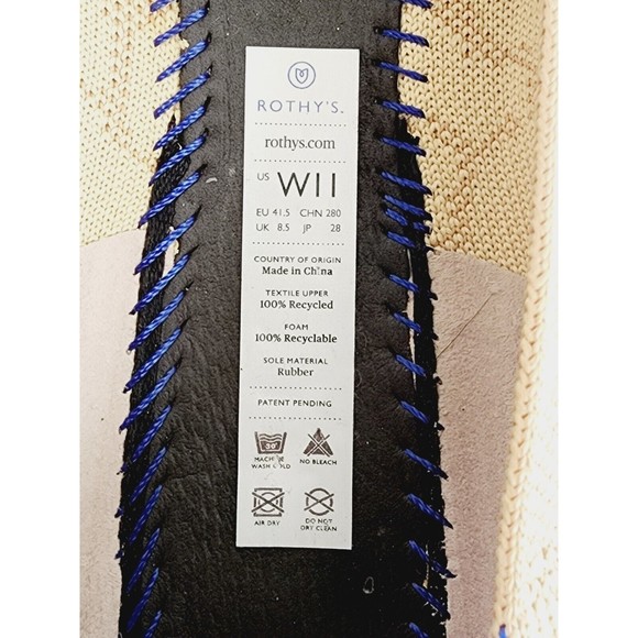 Rothy's The Flat Retired Sahara Gold Giraffe Print Flats size 11 - Picture 9 of 12